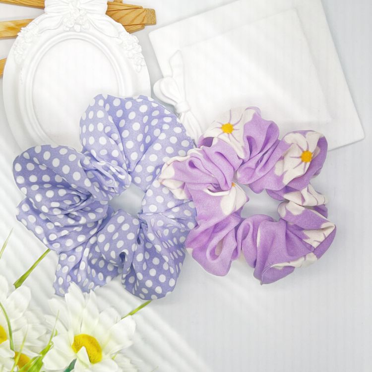Purple Sweet Scrunchie