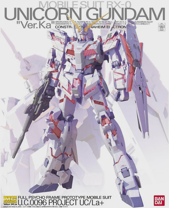 MG 1/100 Unicorn Gundam