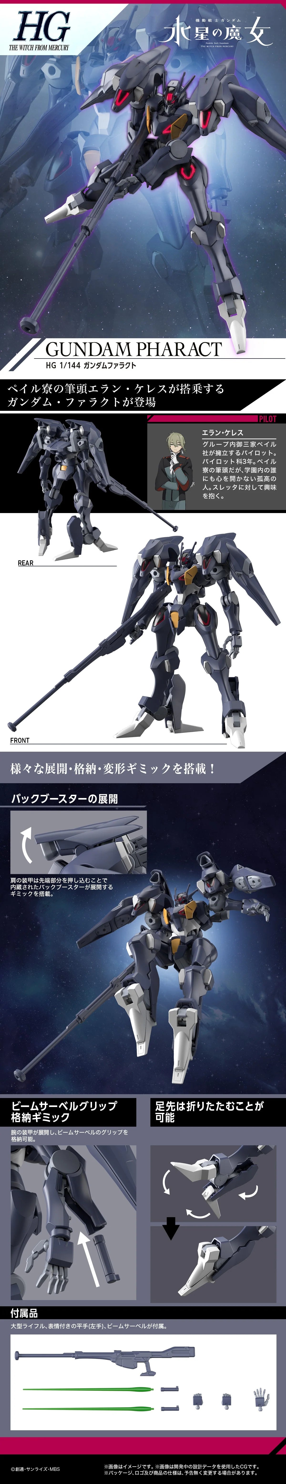 HG 1/144 GUNDAM PHARACT