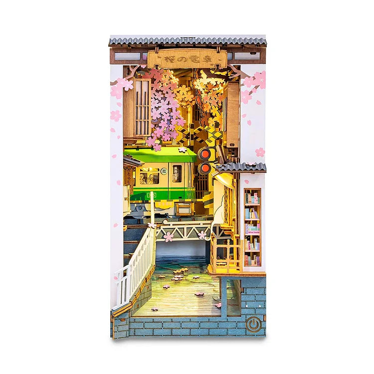 Sakura Densya DIY Miniature Booknook
