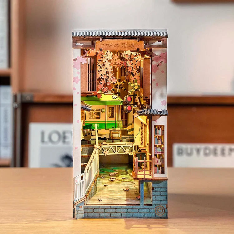Sakura Densya DIY Miniature Booknook
