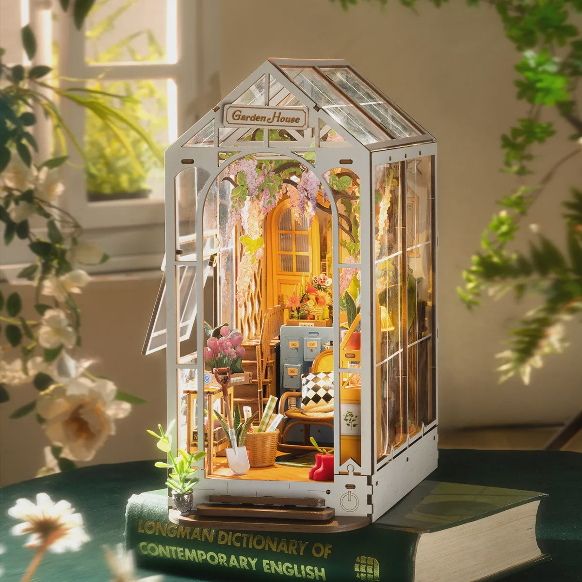 Garden House Booknook DIY Kit