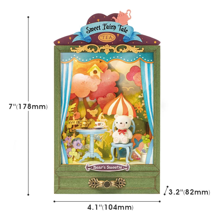 Rolife Bear's Sweetie DIY Dollhouse Box Theater