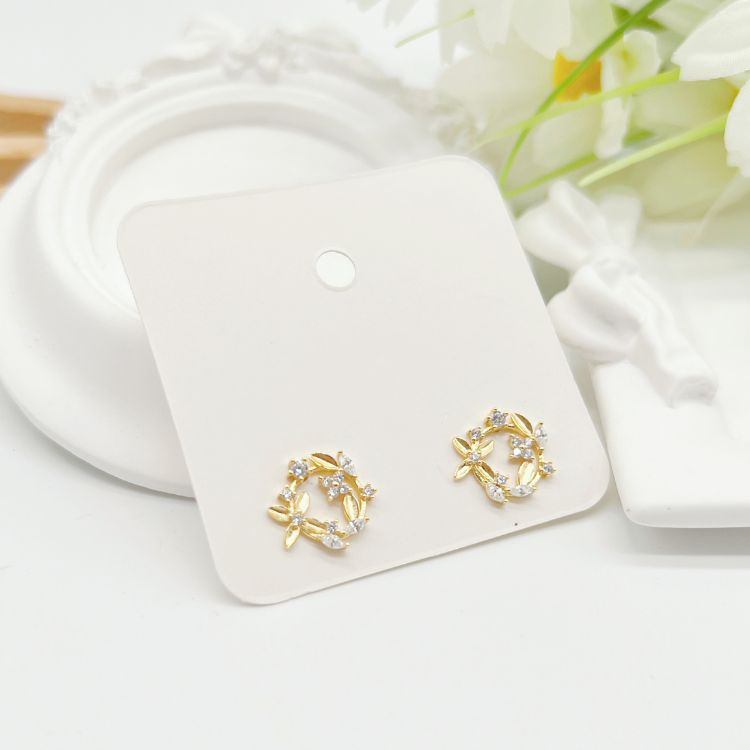 24k Gold Plated Oliver Stud Earrings