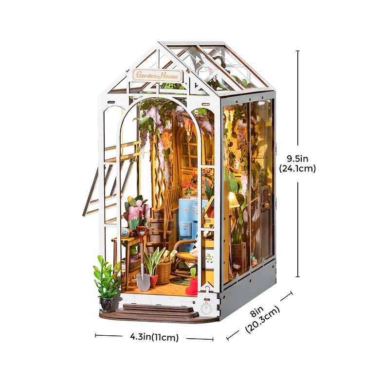 Garden House Booknook DIY Kit