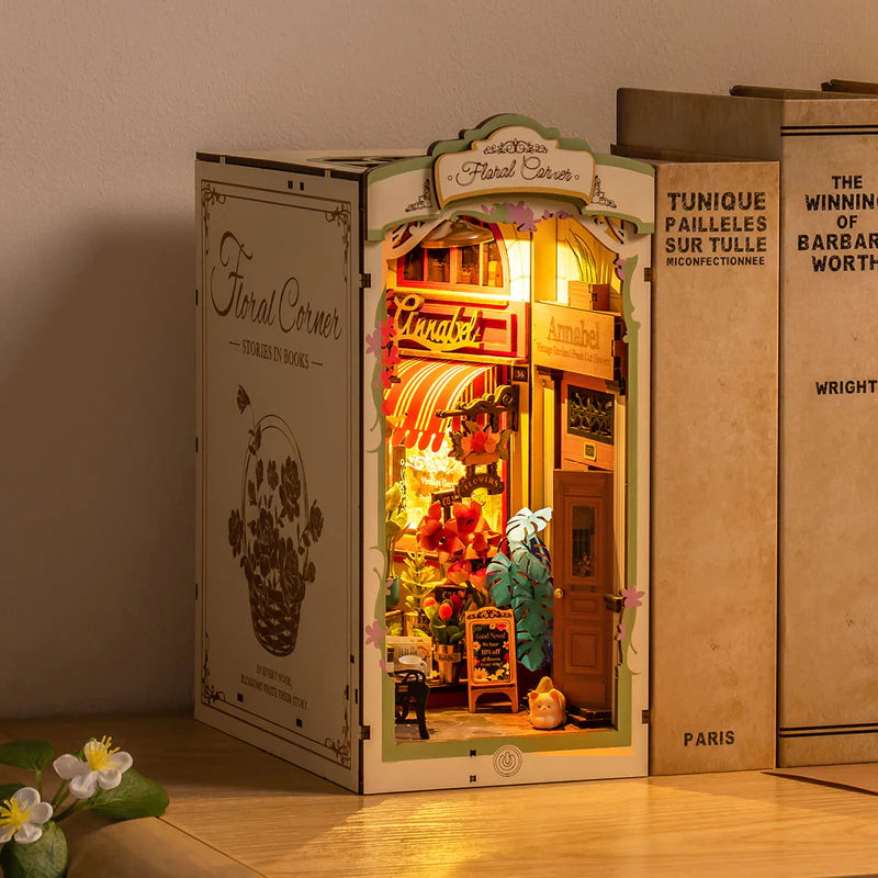 Floral Corner DIY Booknook
