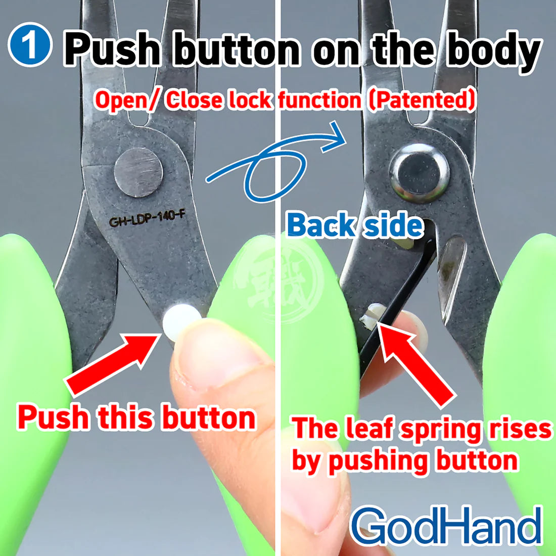 GodHand - Le-Dio Bent Nose Pliers