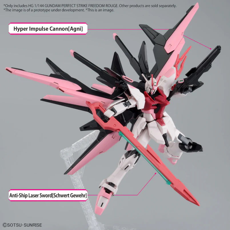 HG 1/144 GUNDAM PERFECT STRIKE FREEDOM ROUGE